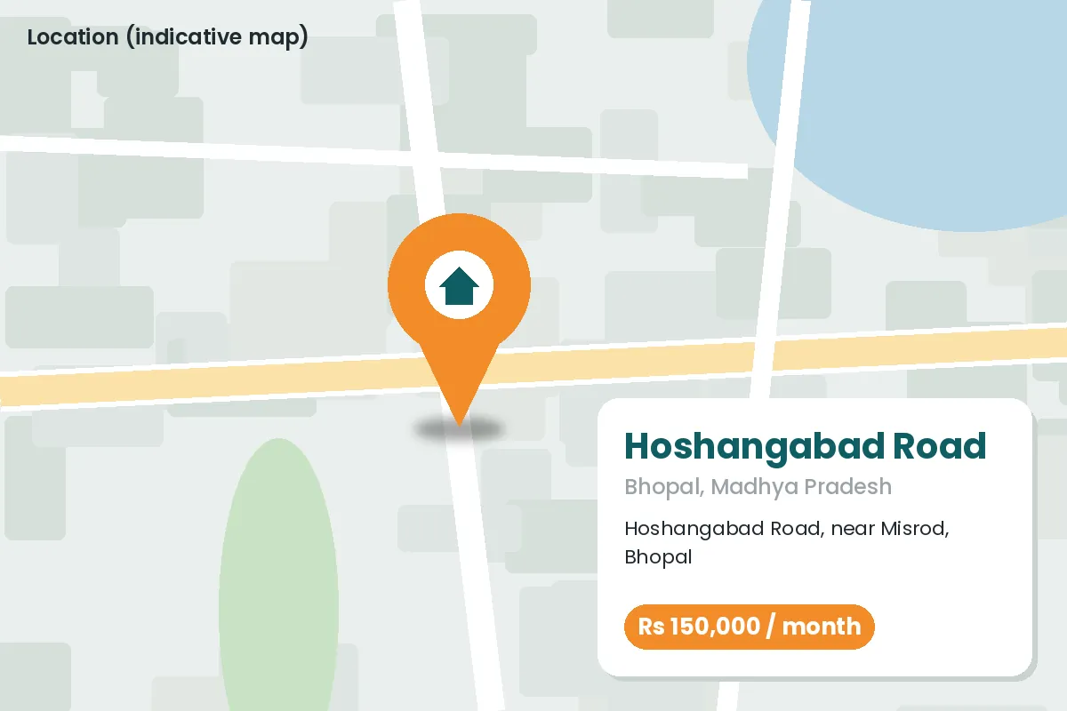 Big Showroom on Hoshangabad Road – location map