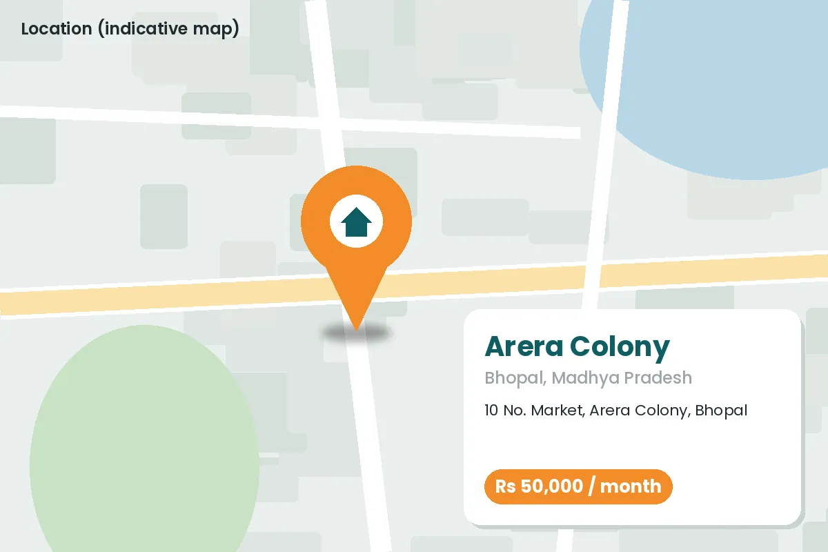 Prime Shop in 10 No. Market, Arera Colony – location map