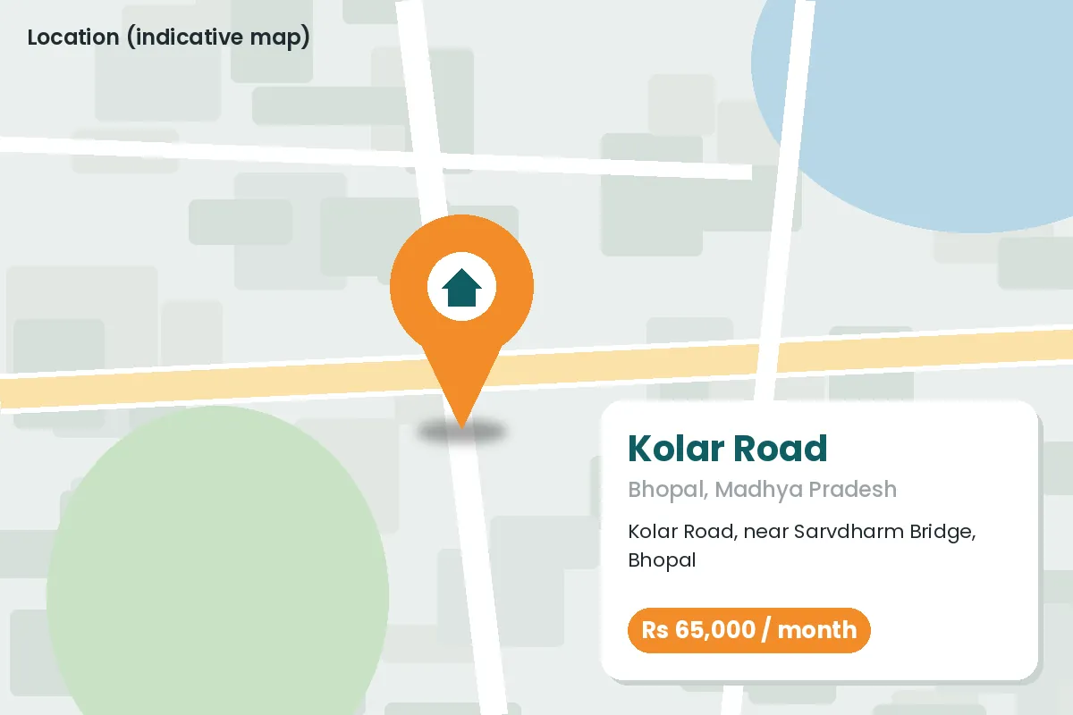 Restaurant Space with Terrace on Kolar Road – location map