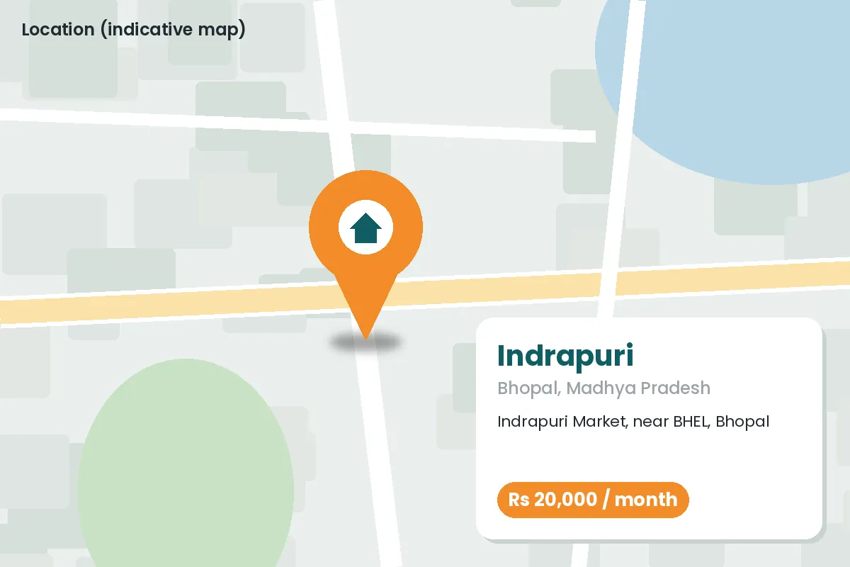 Shop near Indrapuri Market, BHEL – location map