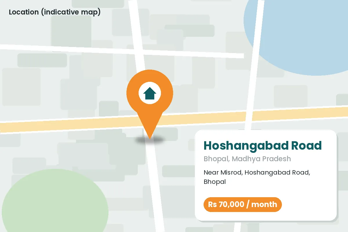 Warehouse Space near Misrod, Hoshangabad Road – location map